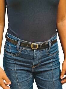 Elegant Women's Belt KIT 5-4-3 - 套件 5 - 黑色,焦糖色,米色,棕色,白色 - 查看 3