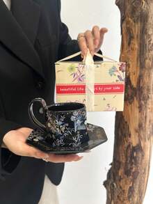 Elegant And Beautiful Cup, High-End Luxurious High-Quality Coffee Cup, Gift For Women, Birthday, Valentine's Day - Multicolor - View 9