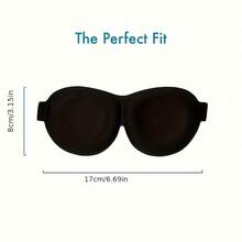 Funny 3D Open-Eye Sleep Mask - Perfect For Home, Holiday & Christmas Gifts, Polyester With Secure Buckle Closure, Creative, Three-Dimensional,Sleep Mask,3D Eye Mask,Eye Cover,Blindfold,For Sleep,For Nap,For Travel,For Flight,For College Dorm,For School,3D Contoured,Blockout Light,Rejuvenate Tired Eyes,Cooling Eye,Perfect For Stress Relief,Upgrade Your Sleep Quality - Multicolor - View 3