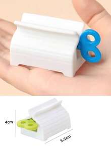 4/3/2/1件装牙膏分配器收纳架，浴室配件牙膏挤压器支架，染发化妆品创意挤压器，方便简单的浴室小工具，不浪费，家居浴室装饰，秋季装饰，返校季装饰，家居配件 - 彩色 - 查看 9
