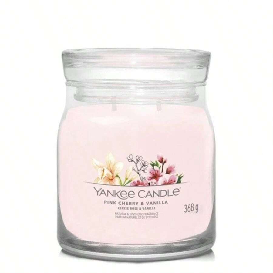 Yankee Candle - Signature Pink Cherry Vanilla Medium Jar - Multi Scents - View 1