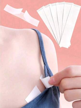 36/72pcs Waterproof Double-Sided Adhesive Tapes, Invisible Transparent Non-Slip Fixation Stickers, Versatile Double-Sided Tape For Clothes And Body, Prevent Wardrobe Malfunction, Suitable For All Fabrics And Skin Types, Gift For Family, Friends And Coworkers, Essential For Women's Dresses, Off-Shoulder Tops, Plunging Necklines Back To School Summer Cooling,Beach,Travel