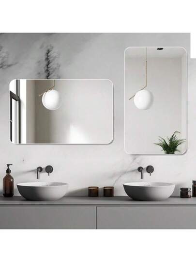 Anti Fog Waterproof Wand Mounted Bathroom Spiegel 70 90 Cm