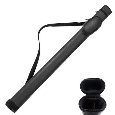 80cm Billiard Cue Cases 1x1 Deluxe Hard Billiard Pool Cue Stick Carrying Case