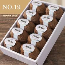 10件/套柔软竹纤维纱线 - 500克，透气舒适，适用于钩编、针织T恤、披肩、围巾、毛衣、夹克、帽子、开衫和配饰，适合春夏秋三季。手工必备 | 柔软顺滑的纱线 | 多种颜色组合可选 - 羊毛10團 - 查看 24