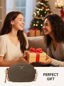 Michael Kors Jet Set Charm  Shoulder Bag For Women Small Monogram Camera Crossbody Bag For Women Casual Shoulder Bag For Daily Parties