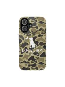 Una funda de teléfono elegante no incluye un cordón ni un soporte. Funda de teléfono Vintage Local Boy Camo para 16 15 14 13 12 11 X Xs Xr 8, duradera, diseño de caza de patos, funda de estilo sureño, camuflaje de tierras bajas, camuflaje de estilo antiguo, regalos, adecuada para 17. - Blanco 1 - Ver 5