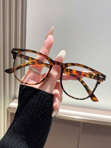 一副男女通用电脑/阅读/游戏/电视/手机眼镜，男士透明镜片眼镜 - 彩色 - 查看 4