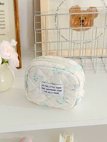 1 Pieza Monedero mini lindo acolchado de espuma con estampado de cereza, bolsa suave de tela para almacenar toallas sanitarias, bolsa organizadora de cosméticos con estampado de cuadrícula, bolsa de almacenamiento para auriculares Bluetooth con lazo, regalo de Navidad, esencial de viaje, embrague / bolso pequeño, organizador de maquillaje, organizador de maquillaje, bolsa, soporte para brochas, mini bolsa, bolsa de gran capacidad, regalo para mujeres, regalo de Navidad, ideas de regalo para mujeres