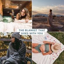 Ho Ho Ho  Flannel Throw Blanket For Bed Sofa Ultra Soft Warm Plush Ideal For All Seasons - trắng - Xem 7