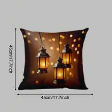 4pcs/Set Chinese Style Moon Pattern Pillowcase, Festive Atmosphere Home Decor Pillowcase For Bedroom, Sofa, Living Room (Pillow Insert Not Included) - Multicolor - View 5