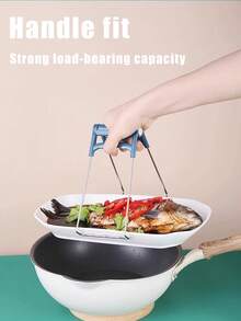 5pcs/4pcs/2pcs Bowl Clip Tongs, Kitchen Gadget Pot Holder Clip, Dish Plate Clamp, Steamer Tong Gripper, Non-Slip Tableware Holder Set, Heat Resistant, Easy To Grip Hot Bowls And Plates, Durable, Rust-Proof, Silicone Heat Insulation Gloves, Flexible, Suitable For Kitchen, Christmas, Holidays, New Year