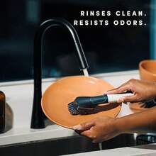 Scotch-Brite Brite by Varita de Cocina de edición Limitada sin ensuciar, Elegante y Elegante Cepillo de Platos con Mango dispensador de jabón(default) - Tipo 1 - Ver 10