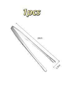 1/4pcs, Serving Tongs, Food Tongs, Tweezer Tongs, Barbecue Tongs, Stainless Steel Fruit Tongs, Bread Tongs, Steak Tongs, Salad Tongs, Dessert Tongs For Buffet, Multifunctional Serving Tongs, Kitchen Tools
