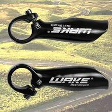 زوج من مقابض المقود لدراجة الجبل والطريق من SHIZIWANGRI، مقاس 22.2 مم، مقابض دراجة مضادة للانزلاق من سبيكة الألومنيوم مع حلقة قفل، إكسسوارات الدراجة - الأسود - مشاهدة 9