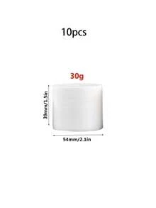 5克 15克 20克 30克 50克/10个装 乳霜 PP磨砂塑料分装盒 化妆品乳液面膜盒 旅行面霜盒 空瓶，便宜，圣诞礼物，化妆品，化妆工具，廉价商品，礼品，女士礼品，圣诞礼物 - 彩色 - 查看 11