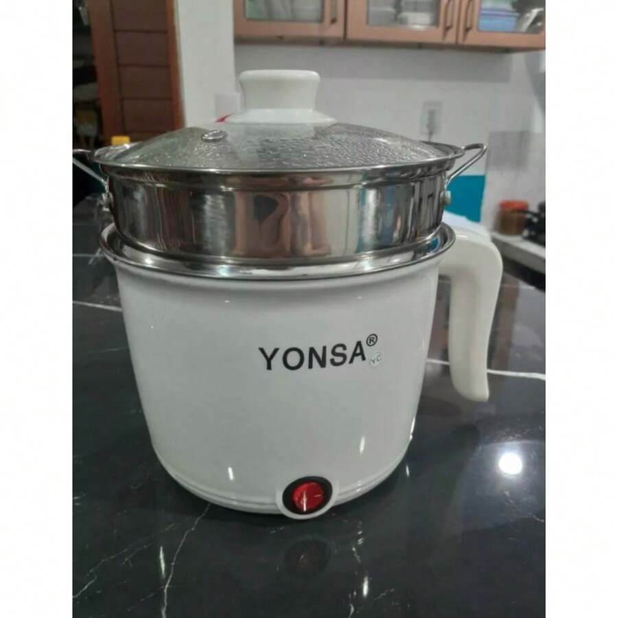 Electric Kettle Steamer For Cooking Vegetables, Couscous, Rice, 1L, 600W, 110V And 220V - Aleatorio - 查看 1