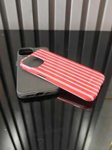 Strawberry Jam BURGA  Case |   Pink Gingham With Cute Strawberry Case For  17 16 15 14 13 12 11 Pro Max |   High Quality |   Teenage Girl GiftSuitable For  17 Air - 白色1 - 查看 6