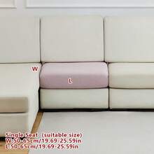 单件装提花弹力沙发套，现代防污沙发套，简约风格沙发套装，适用于客厅、卧室、户外沙发、L型沙发、贵妃椅/转角沙发组合、沙发垫套，家居装饰通用座椅沙发，四季皆宜 - 粉色 - 查看 15