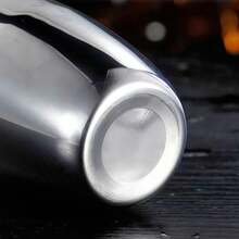 1 pieza 350ML/750MLCoctelera de acero inoxidable, Juego de herramientas de coctelera de acero inoxidable, Coctelera de cóctel de lujo. ¡Jarra mezcladora de bebidas y licores! Herramientas de bar y club nocturno, suministros para fiestas de Halloween y Navidad - Plateado - Ver 10