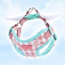 HP574 宠物背带牵引绳背心式胸带适用于泰迪熊、贵宾犬、小型犬，反光遛狗牵引绳 - 彩色 - 查看 14