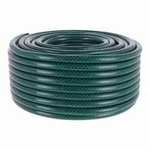 Manguera Reforzada Tricapa FUMETAX (1/2" x 50 M) | Uso Rudo, Jardín y Riego Extenso | Alta Durabilidad en PVC | Modelo SW-41201 - Verde - Ver 1