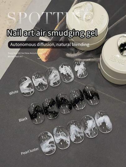 annies 5g Blooming Gel Clear Uv Led Blossom Nails Gel Polish For Spreading Effect Marble Natural Stone Watercolor Floral Print Soak Off Diy Nail Art Design Manicure Gift For Women