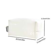 1 حقيبة مستحضرات تجميل شفافة بشكل أوكتاجون من الجيلي، منظم للسفر، حقيبة مكياج ملونة بألوان الحلوى، حقيبة غسيل للسفر للرجال والنساء، سعة كبيرة، مقاومة للماء