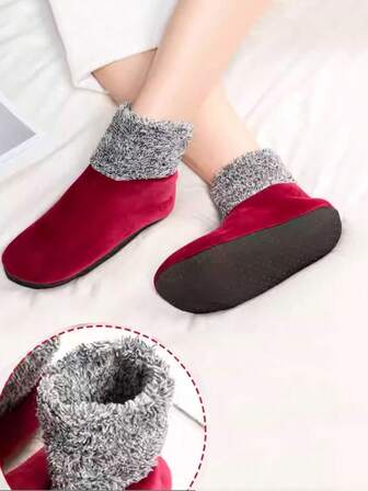 Thickened Floor Socks In Winter Non-Slip Sole Men And Women Padded Warm High Socks Sets Home Socks Carpet Socks Winter