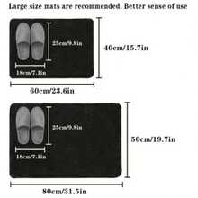 High Quality Diatomaceous Earth Kitchen Mat, Anti Slip Bottom High Water Absorbing Mat, Quick Drying Bathroom And Living Room Carpet, Water Absorbing Bath Mat, Laundry Mat, Entrance Door Mat, Washable Household Running Carpet For Corridor Laundry Christmas Gift