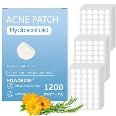 1200/800 Pieces Of Transparent Colloid Acne Patch - Day And Night Use, Non Irritating And Effective Coverage Of Acne Patches, Portable And Easy To Use, Suitable For All Skin Types, Suitable For Both Men And Women