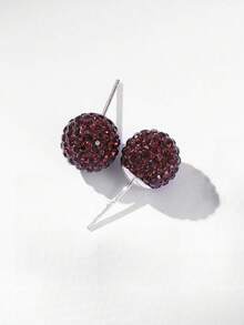 1 Coppia di Orecchini Floreali in Argento Sterling Austriaco per Abbigliamento Casual da Donna