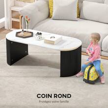 HOMCOM Coffee Tables - Noir - Voir 6