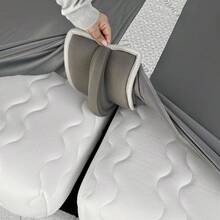 3-In-1 Fitted Sheet Attached Bed Bridge Twin XL To King Converter Kit With Sheet Strap Set For Adjustable Beds Split King Gap Filler For Seamless Sleep Experience In Modern Bedrooms And Guest Rooms Grey - Gray - View 1