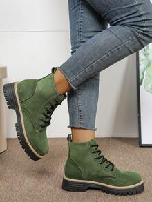 Tênis Femininos | Sapatos Casuais de Cano Baixo com Cadarço e Estampas Florais Vibrantes | Solado de Borracha Confortável | Adequado para Todas as Estações | Especialmente Adequado para Uso Casual e Calçados de Lazer | Tênis com Estampa Floral | Calçados Esportivos com Sola de Borracha - Verde de Exercício - Ver 6