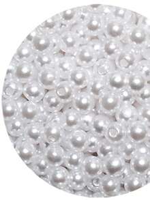 10mm ABS Pearl With Through Hole 125 Units - Crafts - 白色 - 查看 2