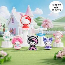 Miniso Hộp đựng tượng Sanrio Family Dreamy Fairy Tale Series bằng nhựa vinyl (Lớp phủ mịn + Thiết kế nhân vật truyện cổ tích + Màn hình để bàn) (Giao hàng ngẫu nhiên 1 cái) - Nhiều màu - Xem 1