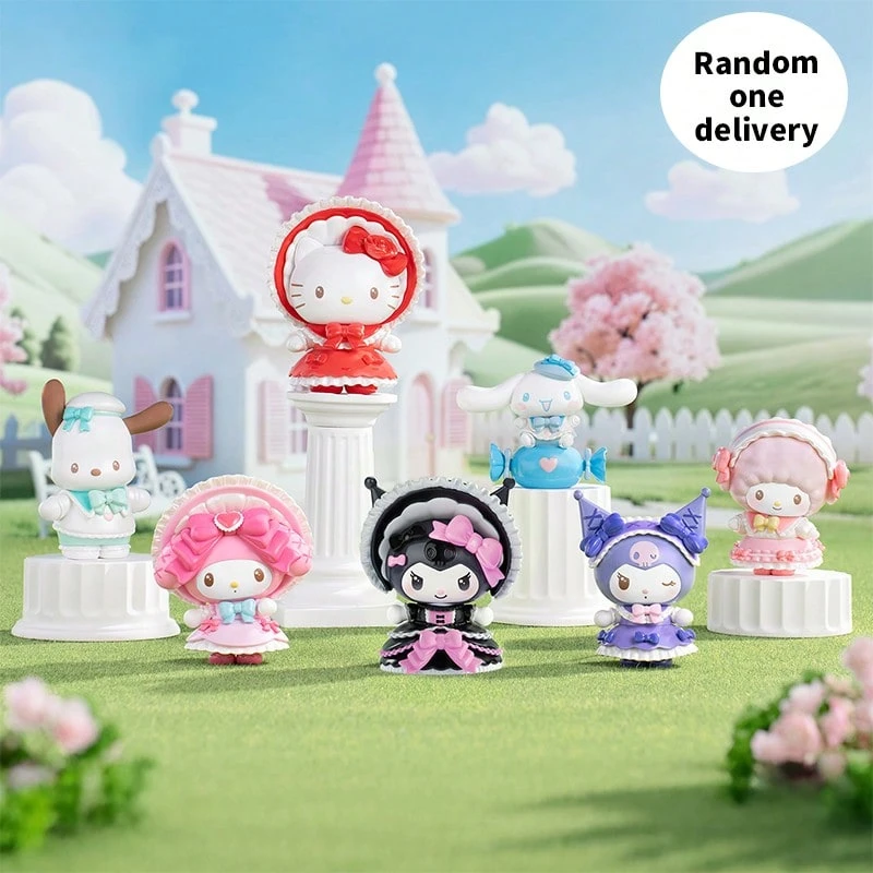 Miniso Hộp đựng tượng Sanrio Family Dreamy Fairy Tale Series bằng nhựa vinyl (Lớp phủ mịn + Thiết kế nhân vật truyện cổ tích + Màn hình để bàn) (Giao hàng ngẫu nhiên 1 cái) - Nhiều màu - Xem 1