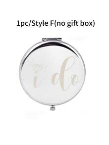 1pc/2pcs Portable Double-Sided Metal Folding Mirror, High Definition Makeup Handheld Compact Mirror,Makeup,Cheap,Room Decor,Vanity,Travel,Bedroom,Makeup Accessories,Mirror,Vanity Mirror,Mini Mirror,Compact Mirror,Mirror Small,Hand Mirror