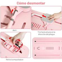 Tabla Abdominal Multifuncional Plank Trainer Rodillo Negro-1 - Rosa - Ver 8