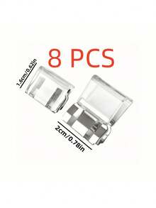 2/4/8 Pieces Pant Leg Tightening Clip, Inconspicuous Fixing Clip, Prevents Pant Legs From Dragging, Can Hide The Hem Without Sewing, Prevents Contact With The Floor Of The Pant Leg, Suitable For Jeans And Pants, Waterproof, Convenient To Carry - Multicolor - View 13