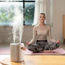 Máy tạo độ ẩm ban đêm LED 3 vòi phun không gây tiếng ồn, 3 chế độ phun sương, bình chứa nước 300ml - Nguồn điện USB, chức năng hẹn giờ, bảo vệ chống cháy khô, diện tích phủ sóng trên 45㎡, 3 chế độ hoạt động, thích hợp sử dụng cho phòng ngủ, bàn làm việc và gia đình, máy tạo độ ẩm phòng ngủ, máy tạo độ ẩm để bàn, máy tạo độ ẩm hiện đại - Nhiều màu - Xem 7