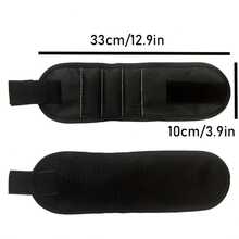 超强磁性腕带 - 适用于螺丝、钉子、螺栓和钻头 - 独特的支撑设计 - 送给父亲、男朋友、工匠、电工、汽车修理工的完美礼物