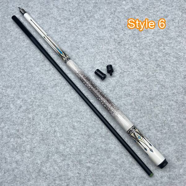 [ Halloween, Christmas Gift] Fiberglass Pool Cue, 146cm/57.48inch, 148cm/58.26inch, 13mm Leather Tip + Precise Control, 19-21oz Lightweight, Anti-Bending Design, Beginner Friendly, Billiard Sports Equipment Accessory