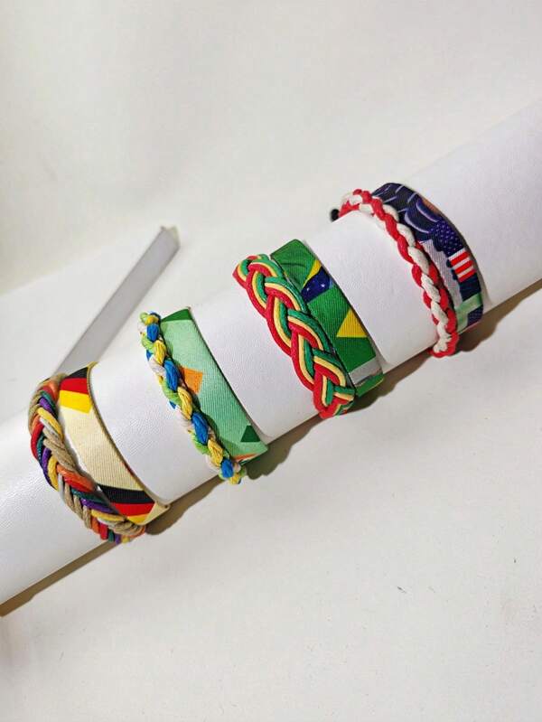2pcs Woven Bracelets, Suitable For Everyday Wear