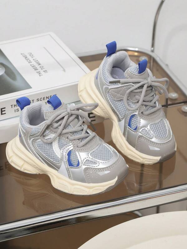 Kids Shoes, Boys/Girls Mesh Breathable Sneakers, New Spring/Autumn Soft Bottom Chunky Sneakers, Infant Toddler Walking Shoes, Outdoor Running Shoes, Fashion Versatile Style