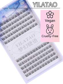 120pcs Trio-Fish False Eyelashes – Seamless No-Band Design, High-Capacity Volume & Multi-Scene Enhancer - Black - View 4