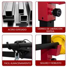 Jaula De Training Adjustable, Jaula De Fuerza Multifuncional, Supporte De Sentadillas Adjustable With Polea Y Cable, And More Accesorios De Training, Equipo De Fitness Multifuncional, Equipo De Training En Casa - 紅色 - 查看 6