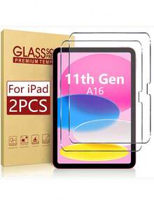 ZYSHI Bộ 2 miếng dán màn hình cường lực độ phân giải cao, tương thích với iPad / iPad Air/Pro/Mini/1/2/3/4/5/6/7/8/9/10/Thế hệ thứ 10/8 inch/9.7 inch/10.2 inch/10.5 inch/10.9 inch/11 inch/12.9 inch/các mẫu từ năm 2016-2022 / Tương thích với iPad Air 2024 / Tương thích với iPad Pro 2024 / Tương thích với iPad thế hệ thứ 10 (10.9 inch) 2022. Cần thiết để bảo vệ màn hình, phù hợp cho việc bảo vệ hàng ngày, sử dụng tại văn phòng và nhà. - Trong sáng - Xem 15