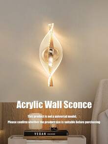 1PC/2pcs Modern Gold LED Wall Lamp With Stainless Steel Base Elegant Lighting For Living Rooms, Bedrooms And Corridors Luxury Home Decor Accent Wall Lamp